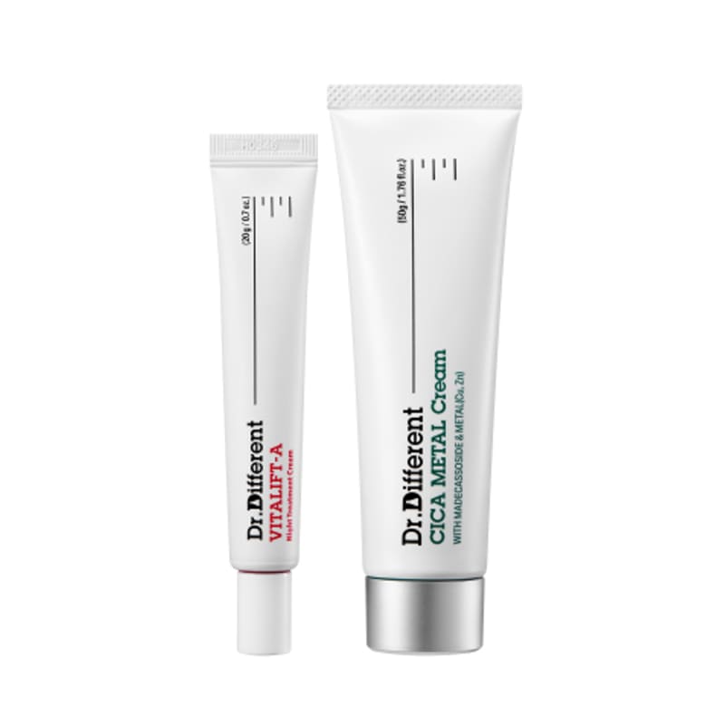 Vitalift A 20g Retinal Cream + Cica Metal Soothing Barrier Cream 50g