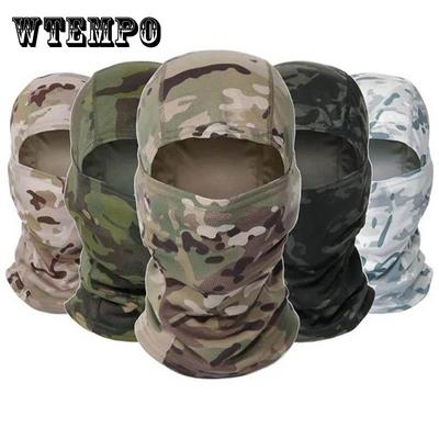 Camouflage Headgear Riding Dustproof Turban Bib Men's Sunscreen Fishing Mask Cap Cover Face Protection Windproof Hood