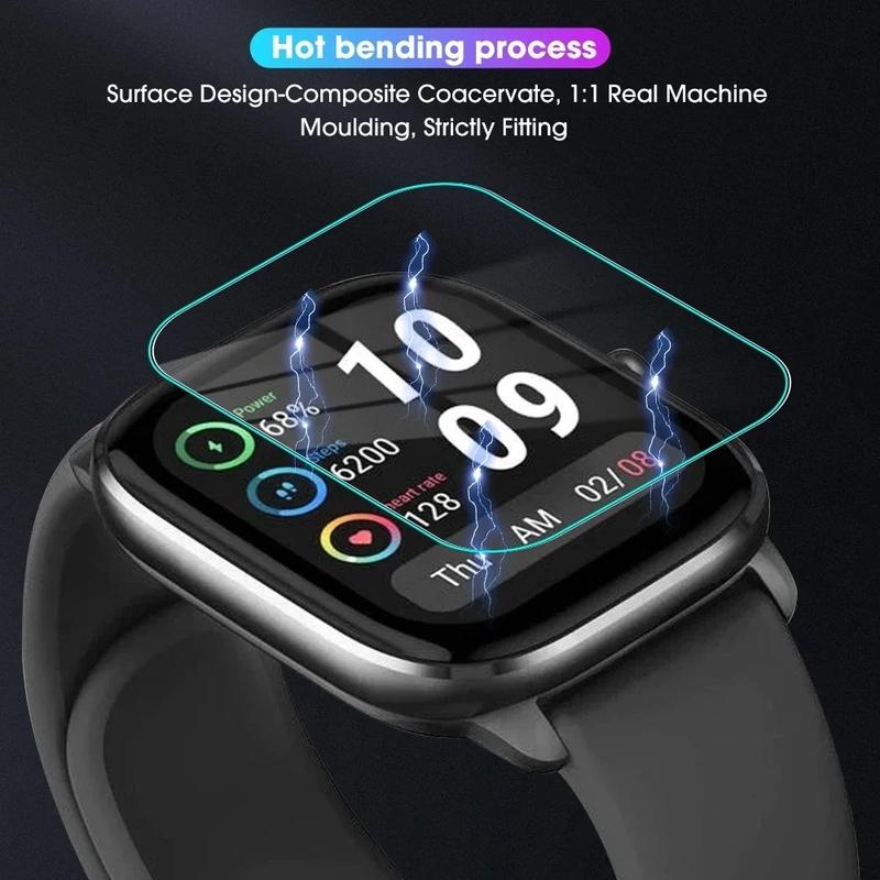 Ochranná fólie z tvrzeného skla pro Xiaomi Mi Band 8 Pro s plným pokrytím, ultra čirá ochranná fólie pro chytré hodinky Mi Band 8 Pro