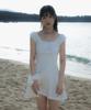 ROSEFRANTZ Flower Punching Mini Dress [Ivory]