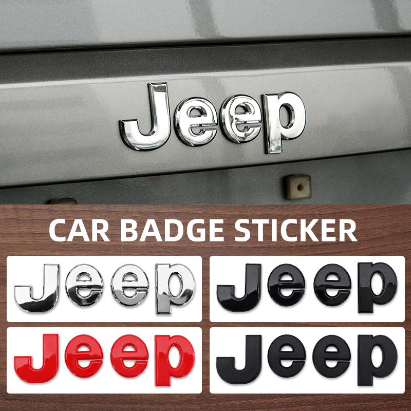Emblema del Capó Delantero Pegatina Lateral de Maletero Insignia para JEEP Renegade Grand Cherokee Wrangler JK Compass Commander Patriot Liberty