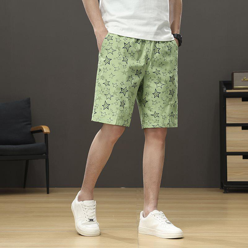 Men's Trendy Loose Fit Summer Shorts - Casual Five-Point Pants for Middle-Aged & Seniors