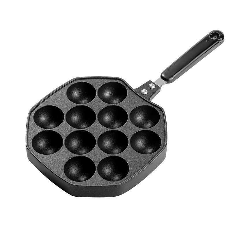 

Takoyaki & Meatball 12-Hole Grill Pan for Fish Balls & Quail Eggs