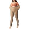 Large Size Fleece Lined Tights Women Leggings Winter Warm Thermal High Waist Pantyhose Opaque Faux Translucent Stockings