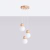 Lampa Wisząca Astro 3 G9 Biały  Wood Lumilo 13.259.91