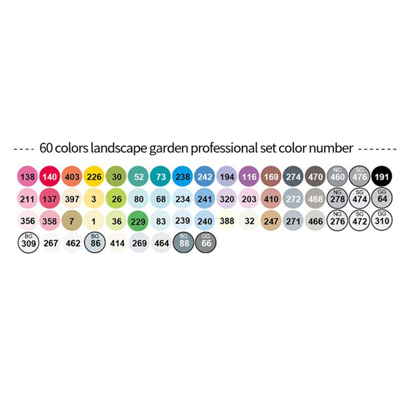 Finecolour EF103 Alcohol Based Art Markers With Bag 12/24/36/48/60/72/240 Colors Oily Soft Double-Headed Marker Pen Professional