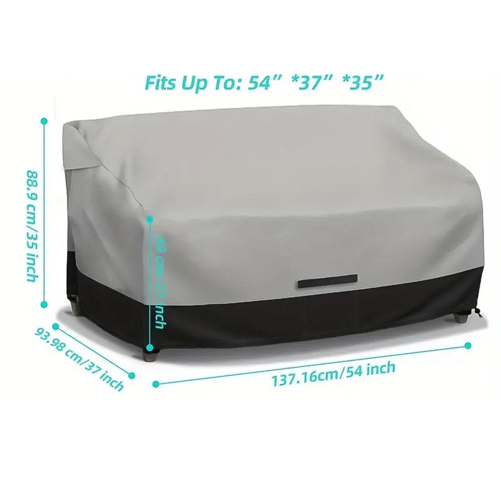 

Furniture Cover,Waterproof 2-Seater Sofa Cover,Outdoor Patio Seater Covers Waterproof Garden Protective Covers UV-Resistant
