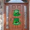 SaintPatricks Festival Pendant Shamrock Door Sign Hanging Signs Front Door Porch Board House Decoration Holiday Supply