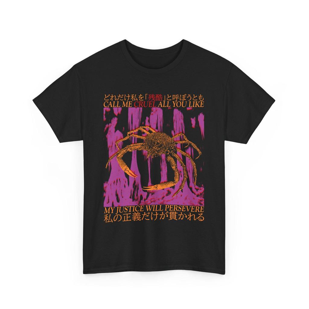 My Justice Will Persevere Funny Crab T-Shirt