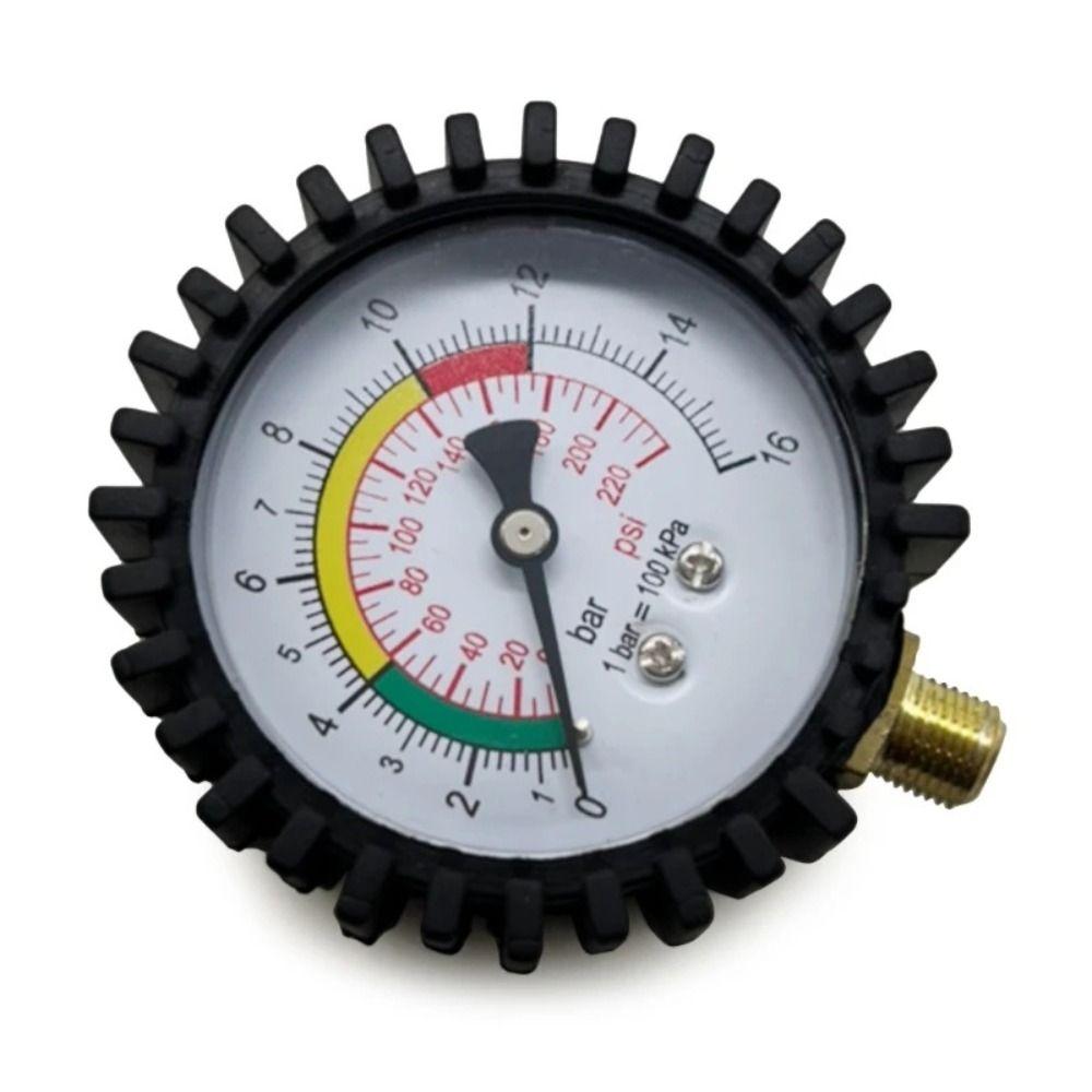 Precision Digital Tire Pressure Gauge 0-250PSI Short Pressure Measuring Valve Motorcycle