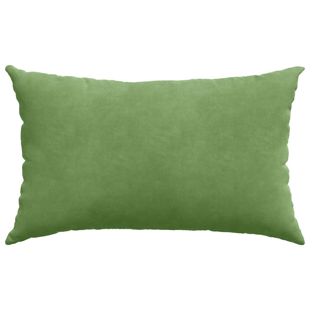 Sofa Cushions 2 Pieces Light Green 50 X 30 Cm Cord Fabric