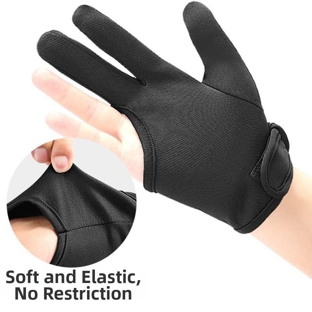 3 Finger Curling Wand Glove Anti-scalding Barber Hair Styling Tools Heat Resistant Gloves  for Home