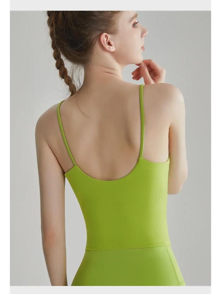 LAHN Dámská nárazuvzdorná fitness vesta s integrovanou hrudní vycpávkou a antibakteriální látkou