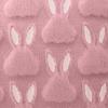 2 pièces Taie d'oreiller Motif Lapin de Pâques Housse de Coussin de Canapé