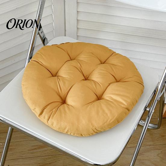 Soft Chair Cushion for Office with Straps, Square Round Seat Pad, Solid Breathable Long Sitting Color Non-slip Pad Dining Patio Desk