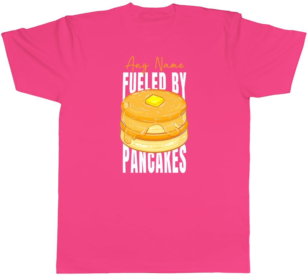 Personalised Fueled by Pancakes Shrove Tuesday Unisexs TShirt Tee Gift Top