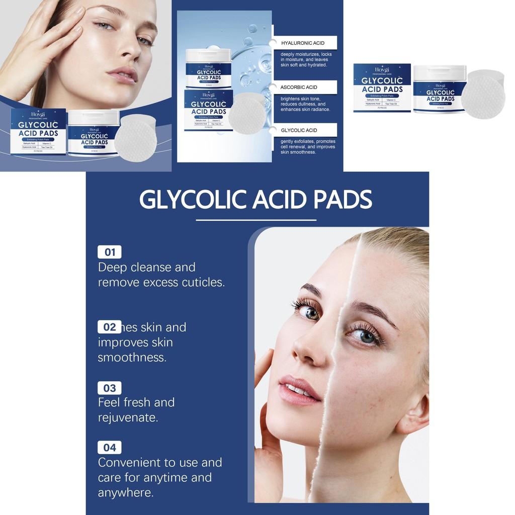 Hoygi Exfoliating Cotton Pads Gentle Repair Brightening Cleansing Exfoliation For Radiant Skin