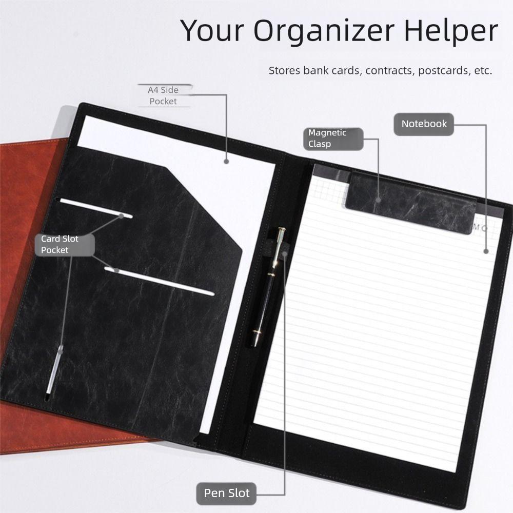 Multifunctional A4 Conference Folder File Storage Contract File Folders Office School Supplies