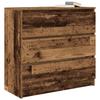 Sideboard with Rustic Wood Look 80 x 35 x 76 cm Engineered Wood