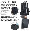 KOKUYO THIRD FIELD 13.3-inch Stand-Up Business Backpack, Black, Cordura, AMTFD-B11D