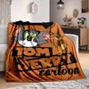 1 Stück Tom und Jerry Flanell-Kuscheldecke Leicht, Weich, Warm, Ganzjahresdecke für Sofa, Bett, Reise, L1028068