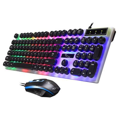 Zhuiguangbao G21 Punk Retro Gaming Tastatur- und Maussatz