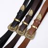 Women's Fashion Trend Genuine Leather Belt with Buckle - Versatile and Decorative for Skirts, Pants, and Coats