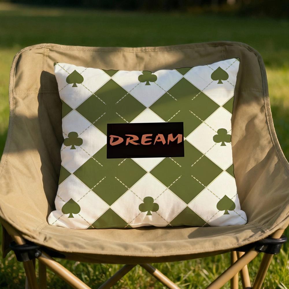 Classic Vintage Pattern Cushion Cover Soft Reversible Durable Pillow Cover MultiScene Use for Home Car Daily Comfort