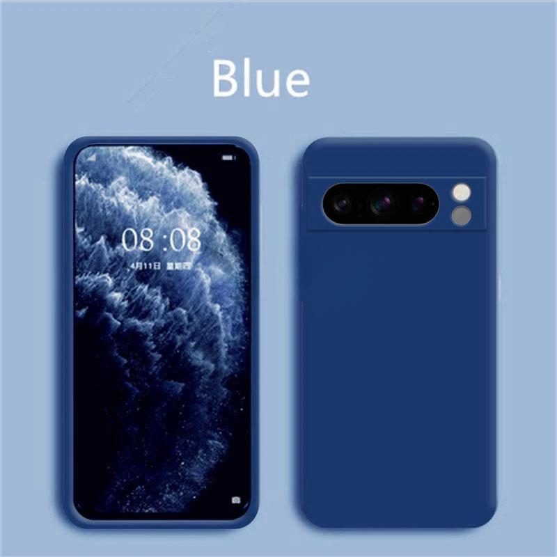 Custodia Ultra Sottile Semplice in Silicone Liquido Skin Touch per Google Pixel 10 9 Pro XL 8 7 A Pro Confezione Completa Antiurto Morbida Copertura Protettiva