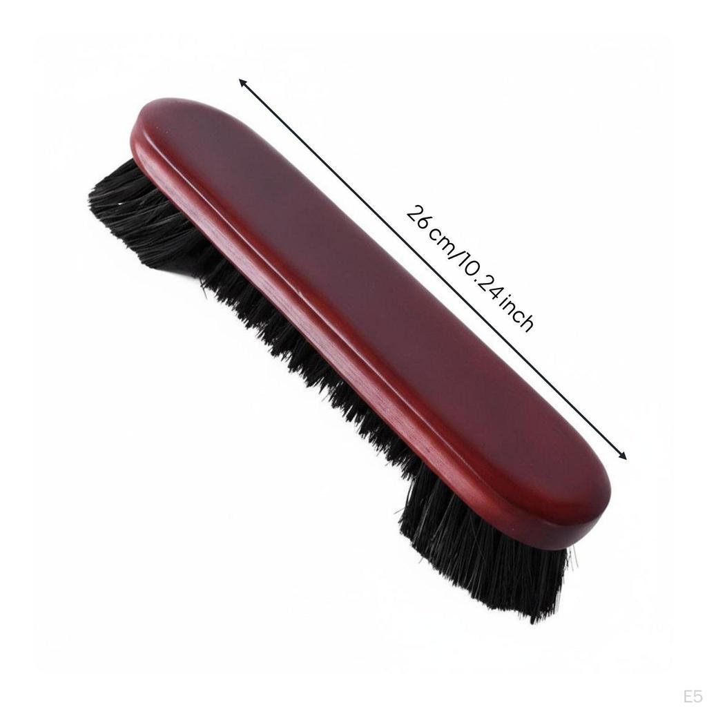 Billiard Table Brush Soft Fibers Horsehair Wooden Handle Athletic Gear Accessory for