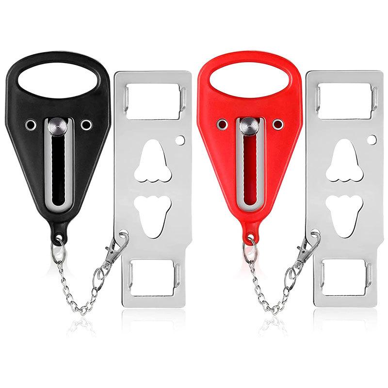 Safety Lock Door Blocker Portable El Door Lock Anti-Theft Lock Travel Lock