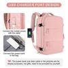 Large Travel Backpack With USB Charging Port Shoe Compartment