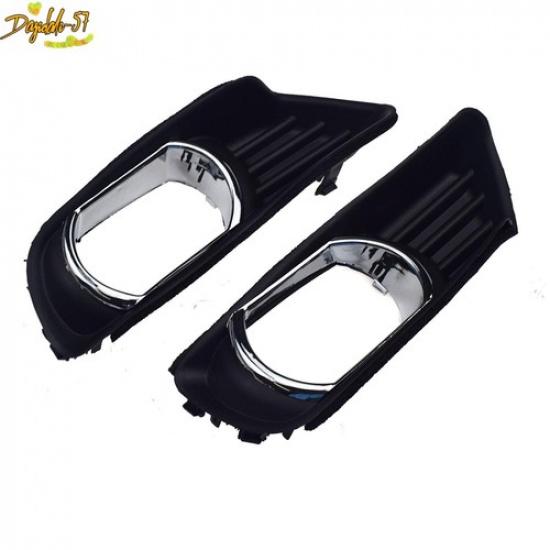 Pair Front Bumper Lower Fog Light Bezel Cover Trim For Toyota Camry 2007-2009