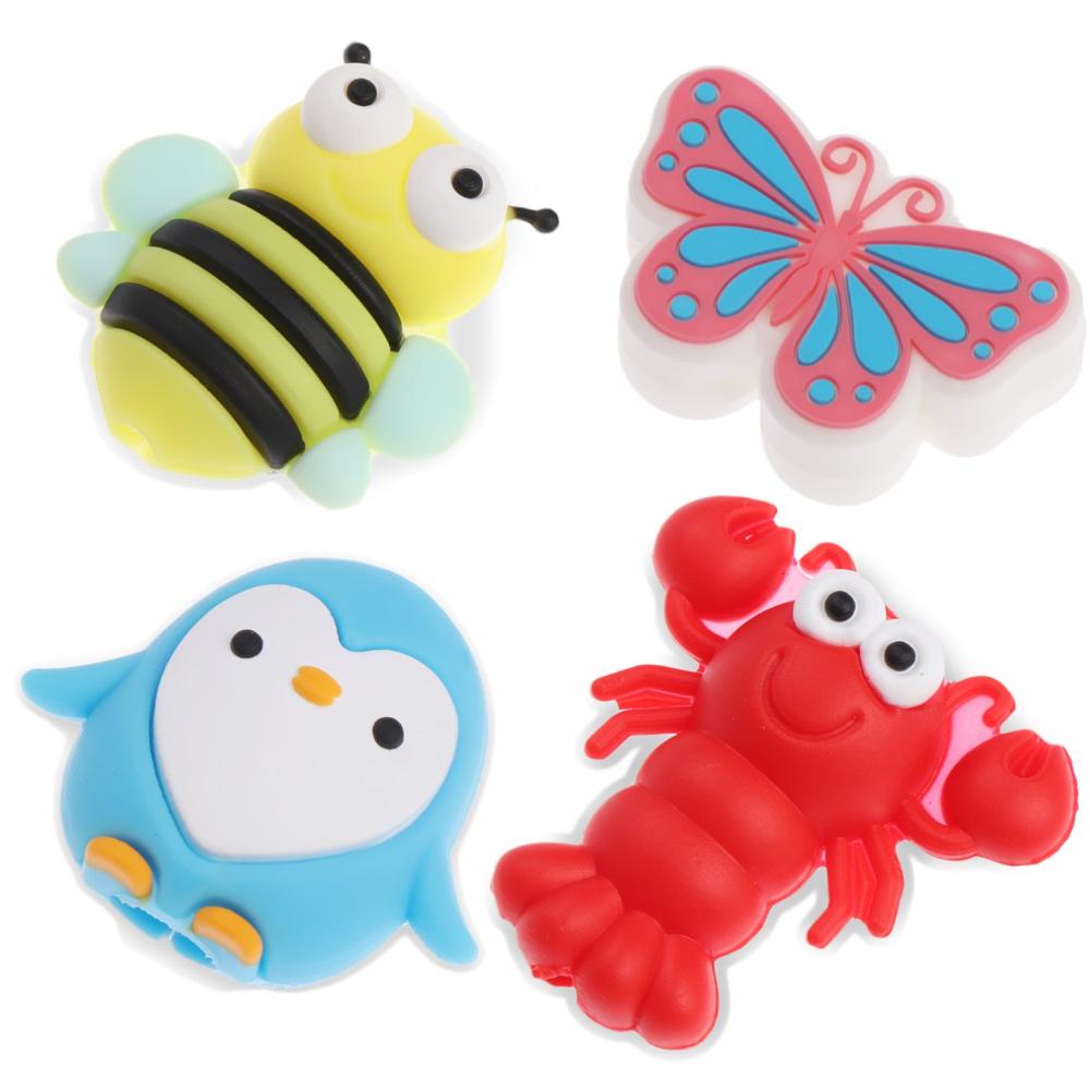 

Wired Earphone Insect Shape Data Line Cover Wire Cord Protector Silicone Case Cable Protectors