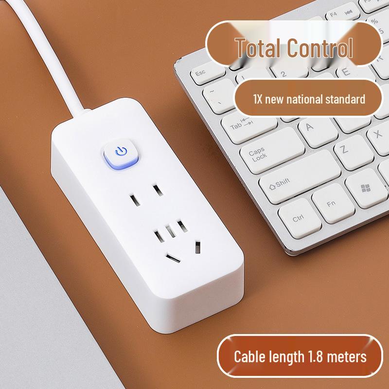 USB Socket Panel with Multi-Outlet Power Strip and Sub-Control