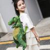 DINOBACK Kids Dinosaur Backpack, Adjustable Straps, Eye-Catching Design, Spacious Durable Comfortable, 38 x 20 x 14 cm