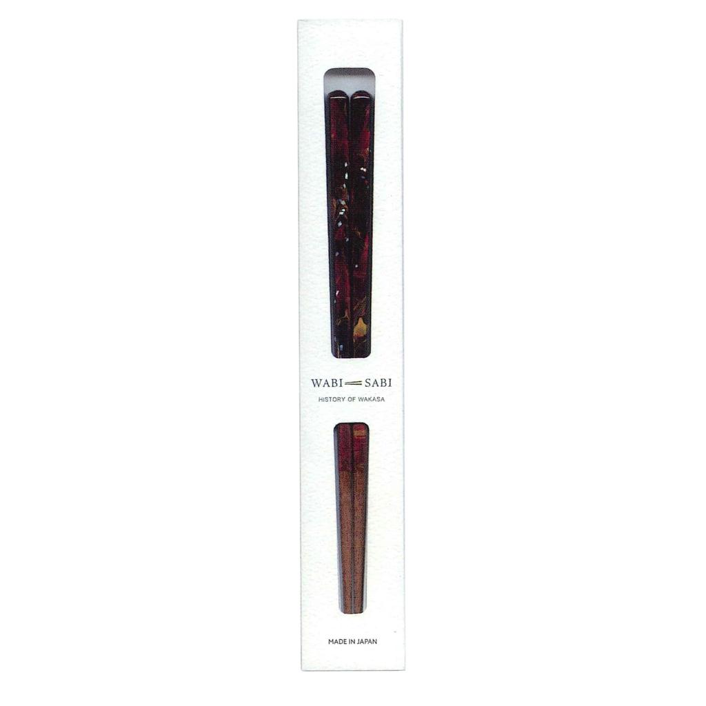 Boutique de Baguettes Tanaka Baguettes Soukyu Éparpillées 605180 Rouge 21cm Wabi-Sabi (Riz aux fruits de mer) Non.