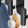 1/5Pcs Towel Hangers Storage Hooks Strong Load-bearing Simple Installation Self-Adhesive Wall Mount Hanging Hooks