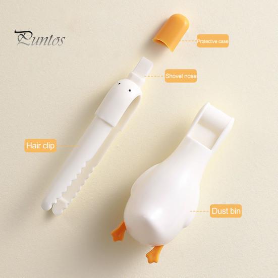 Temizleme Klipsi Tuhaf Küçük Ördek Spatula Tasarımı Çıkarılabilir Saç Tokası Seçici Kolay Temizleme Saç Tokası Çıkarma Aracı