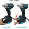 1/2 Inch Brushless Cordless Electric Impact Wrench Gun Hand Drill Versatile Socket Power Tool With 21V Battery Toolbox Set