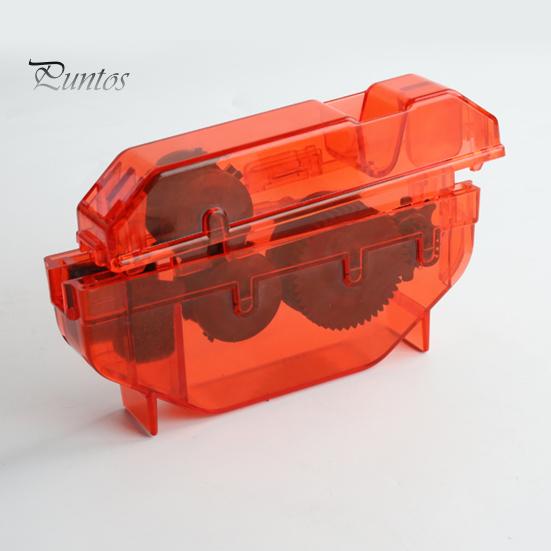 Fahrradkettenreiniger, klar sichtbar, tragbar, MTB, Mountain Road Bike, Kettenwäscher, Reinigungsbürste, Werkzeug, Fahrradzubehör