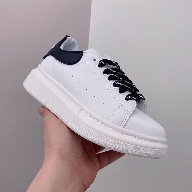 White Sneakers for Women Men Genuine Leather Fashion Ladies Casual Versatile Thick Sole Trainers Shoes