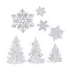 7x Novelty-Christmas Tree Snowflake-Die Cuts Metal Cutting Dies Embossing Stencils for DIY Album Card Scrapbooking-Decor