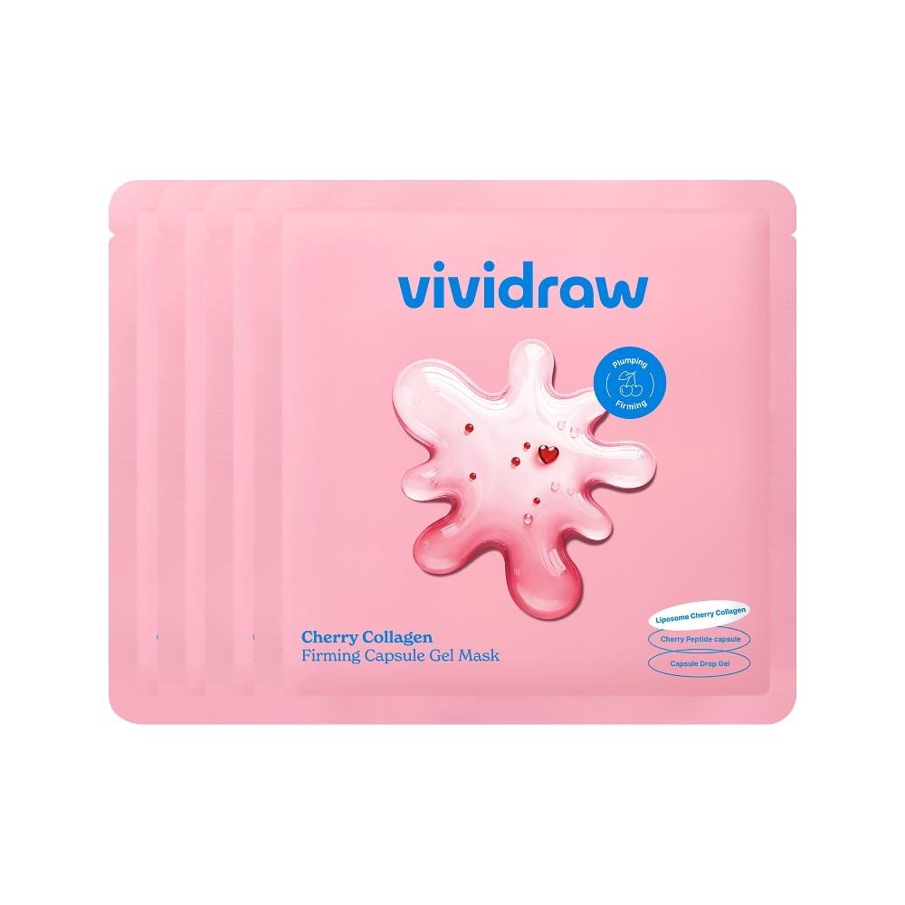 

Gowoonsesang Gowoonse Skin Bb Draw Cherry Collagen Gel Mask 4p