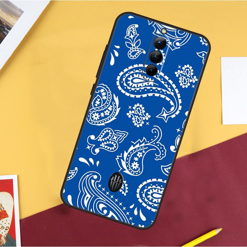 Royal Bandana Paisley Case For ZTE Nubia Red Magic 10S Pro Plus 8 9 10 Air 8S 9S 11 Pro Plus 6 7 6S 7S Pro Cover