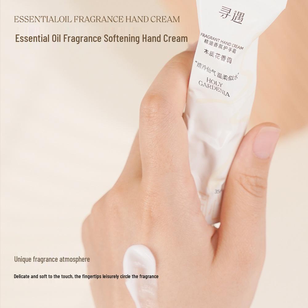 Hand Cream with Essential Oil: Portable, Moisturizing, Long-lasting Fragrance for Men/Women - Perfect Autumn/Winter Souvenir
