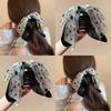 Korean Style Satin Dot Bow Hair Clips Banana Clip Women's Hair Accessories Fashion Ponytail Barrettes Hair Claws Hairpins