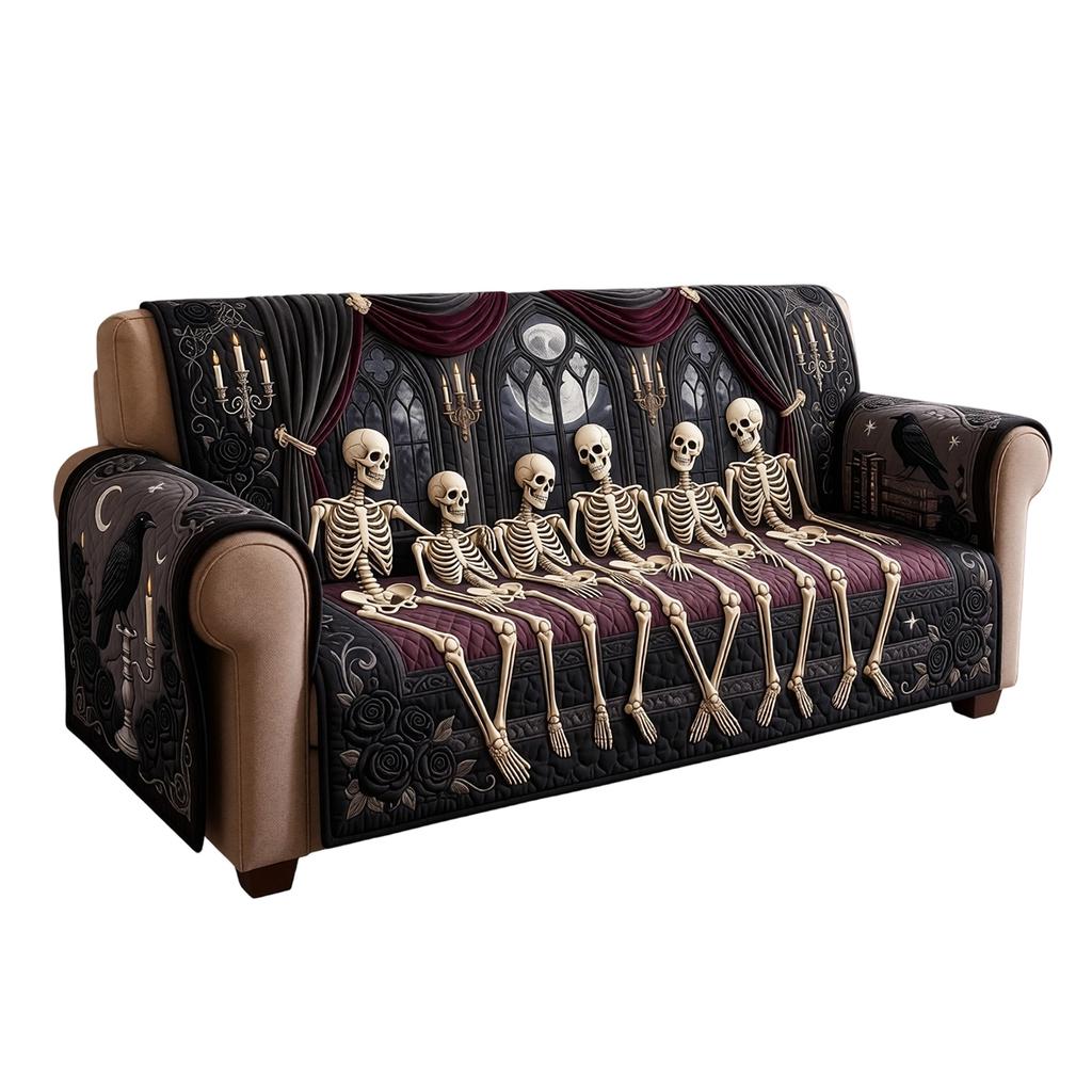 Halloween Pumpkin Sofa Slipcover 72 76 Inches for Couch Living Room Decor