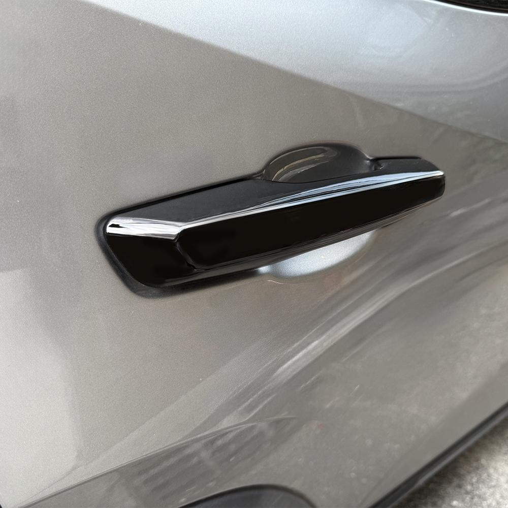 Carbon Fiber Car Exterior Door Handles Trim Cover Car Decorative Strips For Chevrolet Equinox 2025 2026 LHD