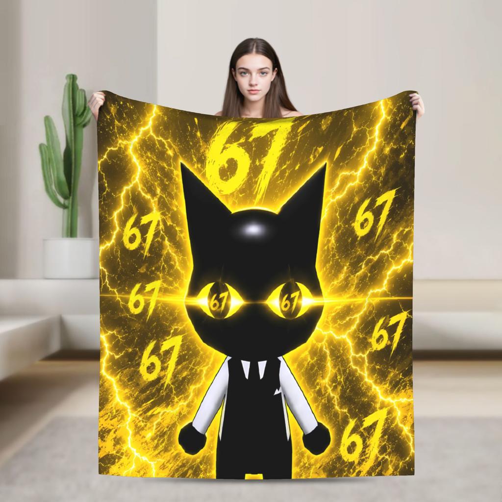 Animal Hospital Cat Dog Duo Manga Blankets Quality Soft Throw Blanket Winter Travel Couch Bed Novelty Bedspread